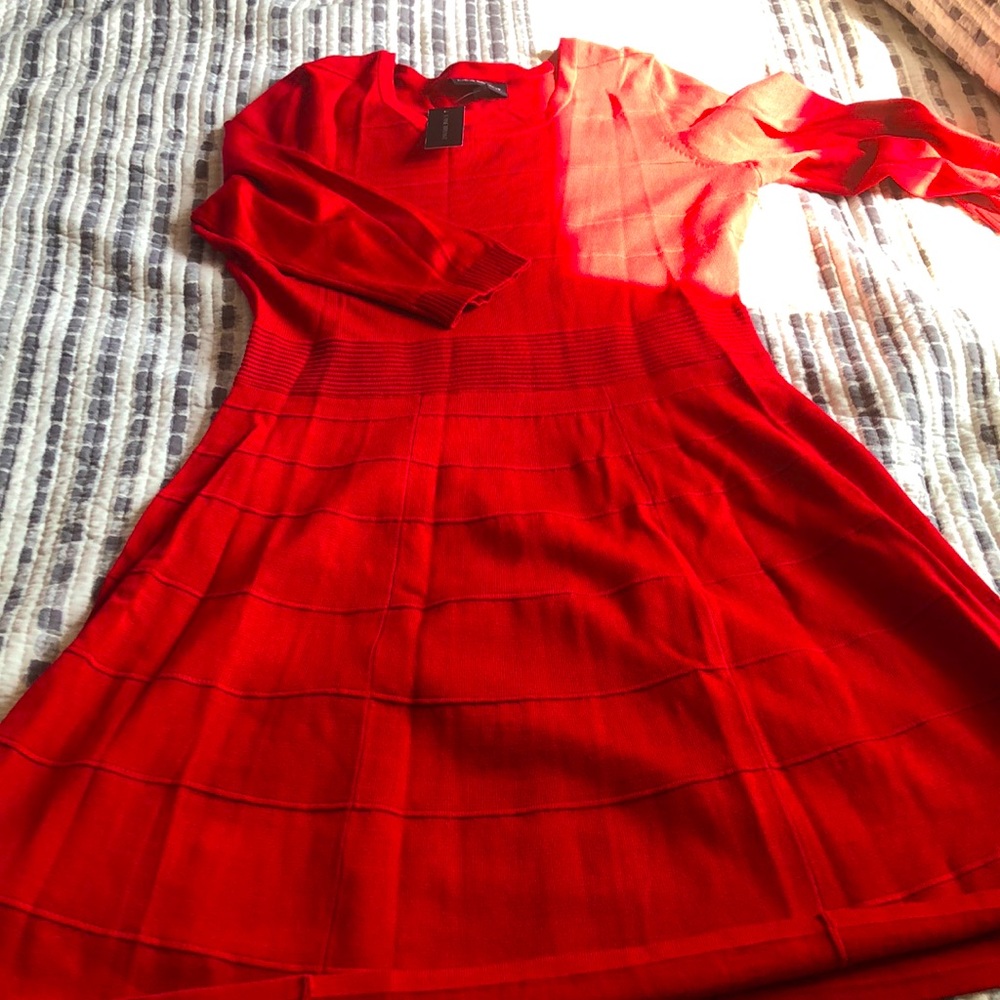 LANE BRYANT true red dress, NWT.  V-day dinner-look complete!